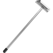 Cuillère à sucre en métal pour guimauve (lot de 2), en acier inoxydable, polyvalente et confortable à tenir, avec extrémité arrondie.