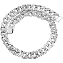 Schmuck im Hip-Hop-Stil, modische Halskette aus Legierung, Kostümaccessoire