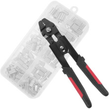 Alicates de crimpado para cables de acero, herramienta de crimpado, accesorios de pesca, abrazaderas para cables, herramienta de prensado