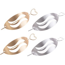 4pcs Metal Hair Cuffs Women Hair Bun Clips Minimalist Accessories for Girls Ponytail Cuff Bun Holder