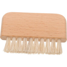Nagelbürste mit Holzgriff, tragbare Nagelreinigungsbürste für Finger- und Zehennägel zur Maniküre und Pediküre