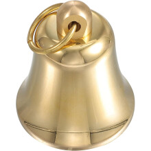 Vintage-Hängeglocke als DIY-Hochzeitsdeko, aus Messing, schlichtes Retro-Design