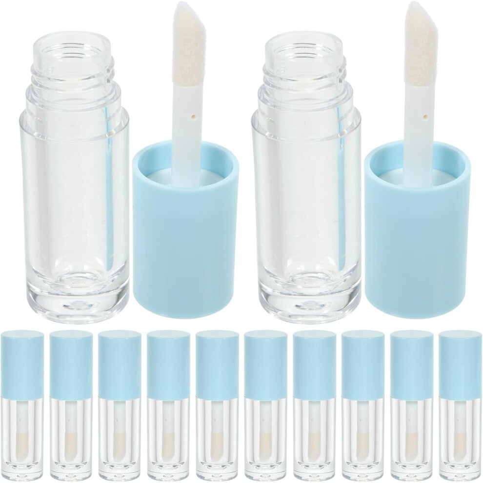 Hkhbjs Blue Refillable Lip Gloss Tubes 14Pcs 6Ml Plastic Containers With Large Wand For Portable Makeup Use