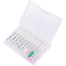Schleifkopf aus Wolframstahl für Nagelwerkzeuge, Zubehör, Nagelbohrer, Polierkopf für Maniküre-Sets und Maniküre zu Hause