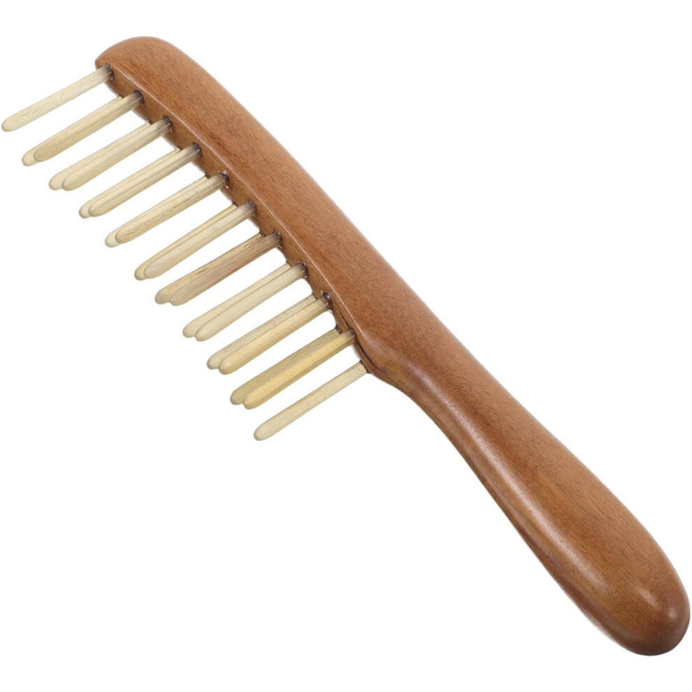 Hkhbjs Massage Comb For Wooden Scalp Massaging Comb Dry And Wet Hair Grooming Ergonomic Handle Design