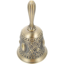 Restaurant-Handglocke aus Metall, klassischer Vintage-Stil, liegt gut in der Hand, feine Verarbeitung