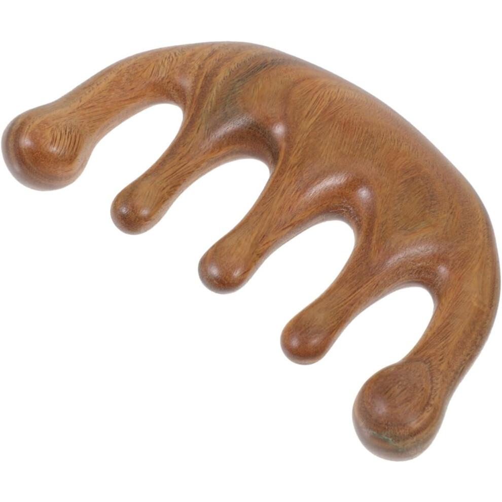 Hkhbjs Unisex Green Wooden Massage Comb And Skin Care Comb Sandalwood Head Scalp Massager