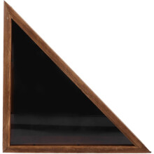 Flaggenbox aus Holz, Präsentationsbox, Aufbewahrungsbox mit Schutzhülle, rustikale Wanddekoration im Landhausstil