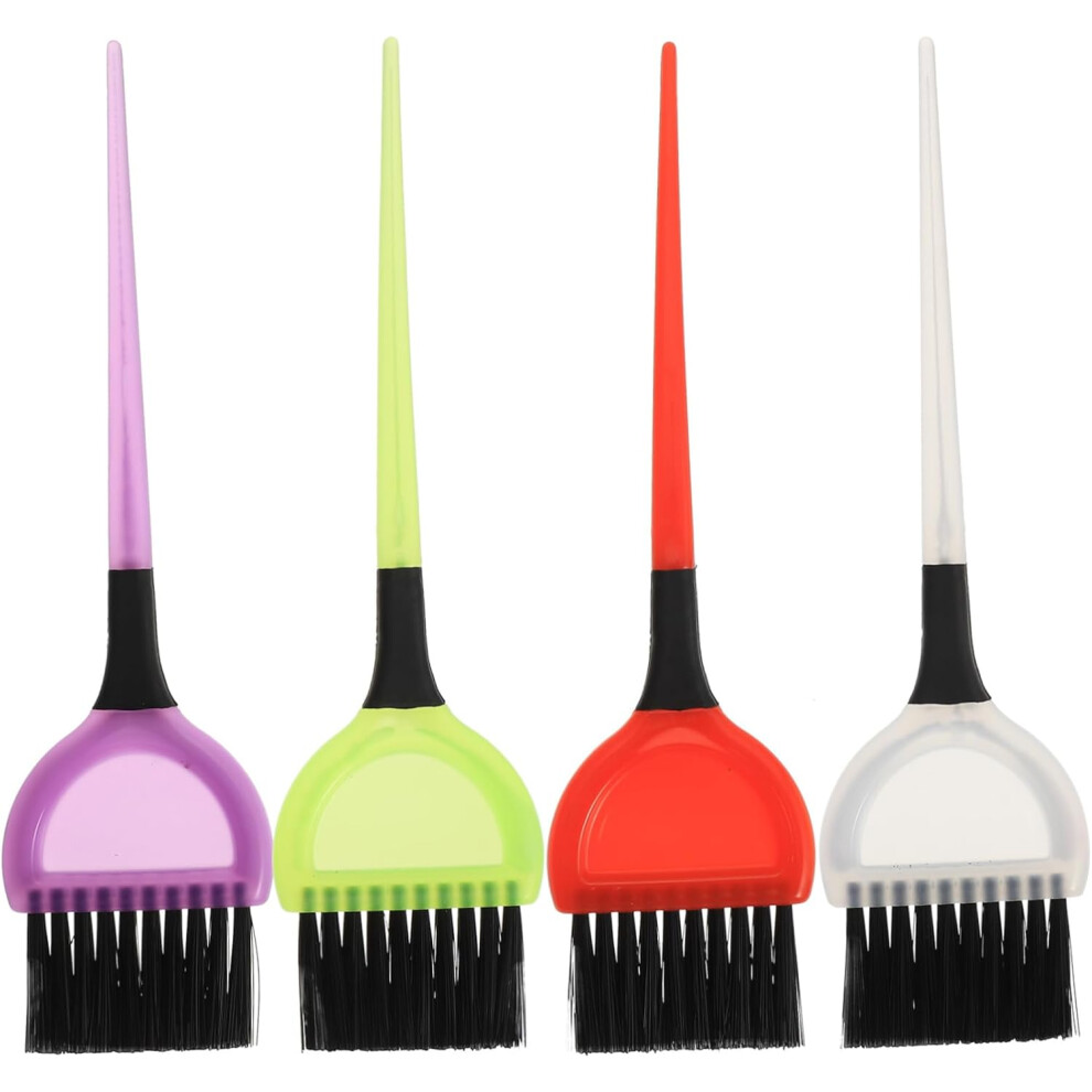 Hkhbjs 4Pcs Hair Dye Applicator Brush Set Professional Hair Tint Brush Salon Hairdressing Tool