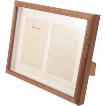 Medaillen-Präsentationsrahmen, Schattenkasten, 26 x 22 x 5 Zoll, robustes Holzmaterial, wiederverwendbares Design