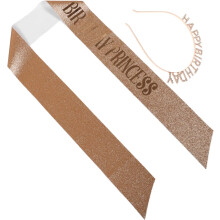Prinzessinnenkrone, Tiara-Gürtel, Geburtstagsschärpe für Damen, funkelnder Strass-Kopfschmuck, Geburtstagsstirnband