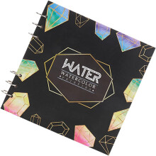 Aquarell-Notizblock, Spiral-Skizzenbuch für Schüler, kleines quadratisches Skizzenbuch für Handzeichnungen