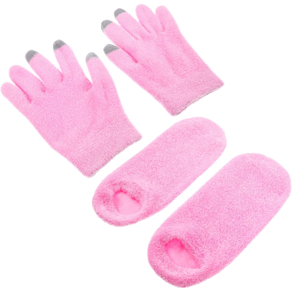 Hkhbjs Moisturizing Gloves Socks For Nighttime Hand Care Dry Comfortable Fit For Women And Girls