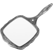 Vintage Handspiegel im Retro-Stil, tragbarer Handspiegel für kleine Ausbesserungen, Damen