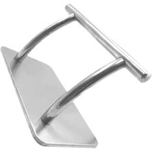 Fußpedal aus Edelstahl als Ersatz für die Fußstütze von Friseurstühlen – ergonomisches Design