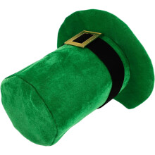 Grüner Koboldhut zum St. Patrick's Day, Velours-Festival-Kopfbedeckung, Einheitsgröße, Party-Accessoire