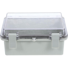 IP66 Wasserdichter Kunststoff-Elektroanschlusskasten für den Außenbereich mit Deckel, 150 x 100 x 70 mm, für Elektronik
