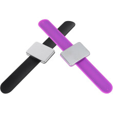 Pulseras magnéticas de costura para aficionados y profesionales. Pulsera portátil de silicona con forma de alfiletero.