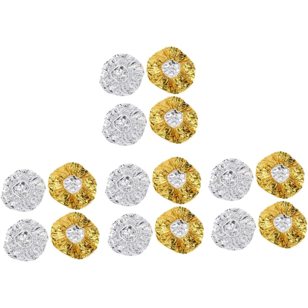 Hkhbjs 16Pcs Aluminum Foil Hair Cap For Hairdressing Heating Styling Deep Conditioning Treatment For Home Spa And Salon Use