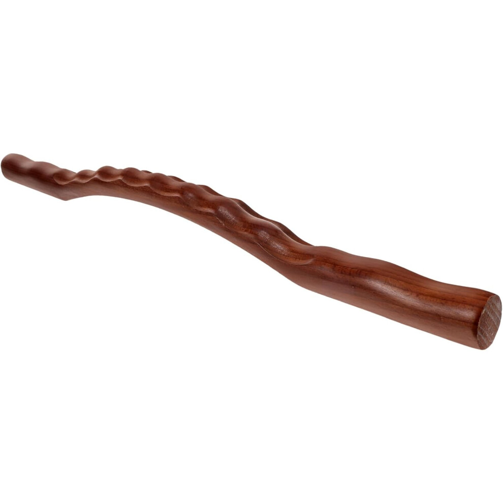Hkhbjs Wooden Massage Stick For Body Muscle Scraping, 52Cm Carbonized Beech Wood Massager Stick