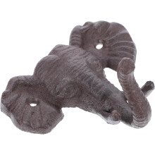 Vintage-Wandhaken aus Eisen in Tierform, robust und einfach zu montieren