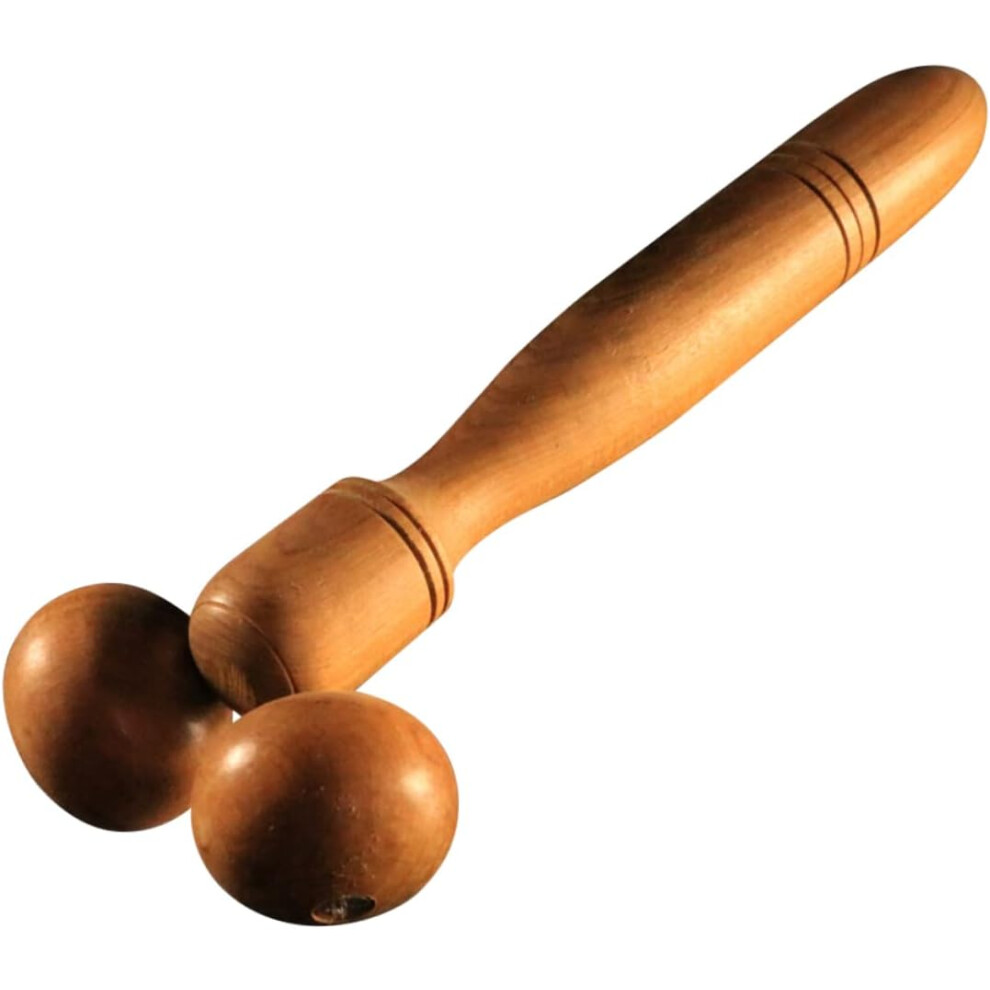 Hkhbjs Wooden Massage Roller For Full Body Relaxation Rotation Handheld Rolling Massager