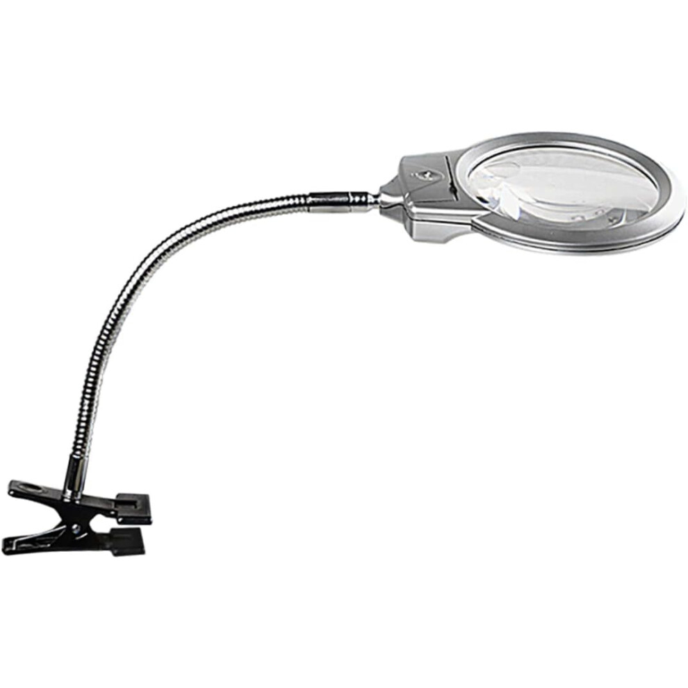 Hkhbjs Light Led Reading Magnifying Glass Handheld Magnifying Glass Clip Magnifier