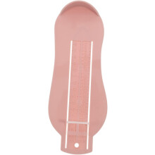 Fußmesslehre für Babys und Kinder, schlicht rosa, 6–20 cm Fußlänge, leicht zu transportieren