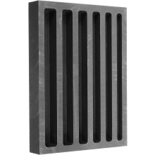 Metal grafite molde multi-função lingote molde preto grafite boa condutividade térmica adequada