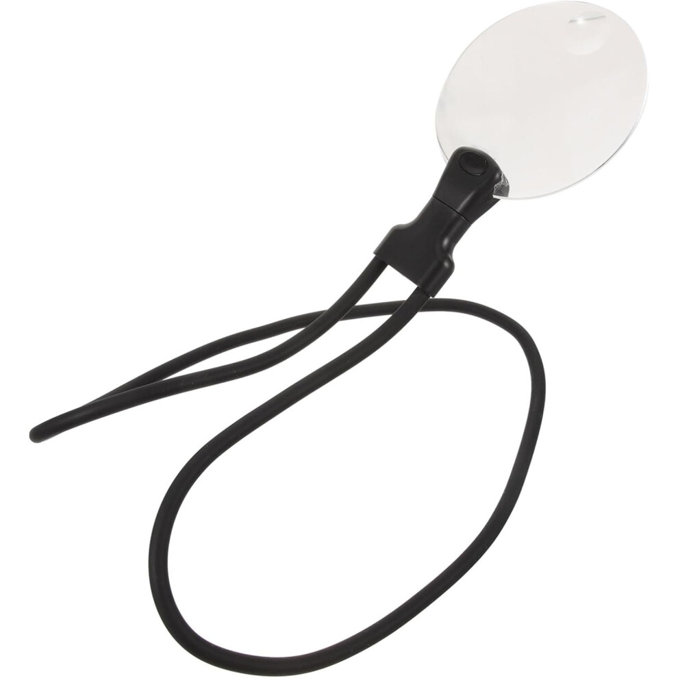 Hkhbjs Black Magnifying Glasses Headband Magnifier Reading Aid Tool Neck Magnifier Hands Design