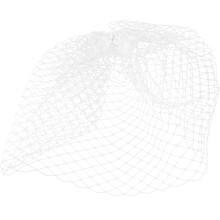 Einzigartige Braut-Haaraccessoires, Hochzeits-Haarschmuck für die Braut, Vogelkäfigschleier, Fascinators, Hüte, Netz-Gesichtsschleier