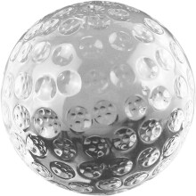 Kristallen golfbalornament als bureaudecoratie, met een verfijnde afwerking en hoge duurzaamheid.