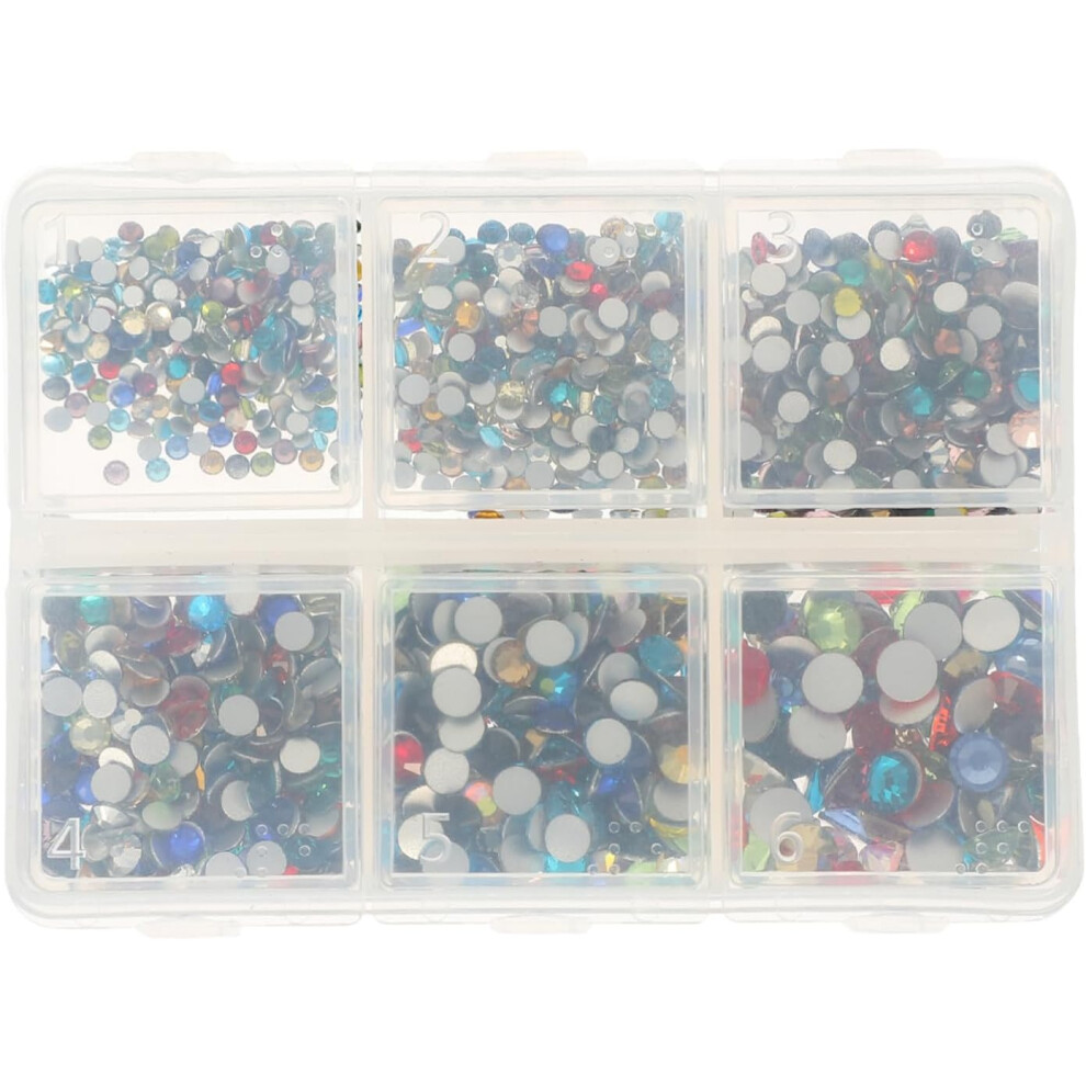 Hkhbjs Nail Art Shiny Rhinestone Decorations Nail Studs For Manicure Rhinestone Diy For Random Color