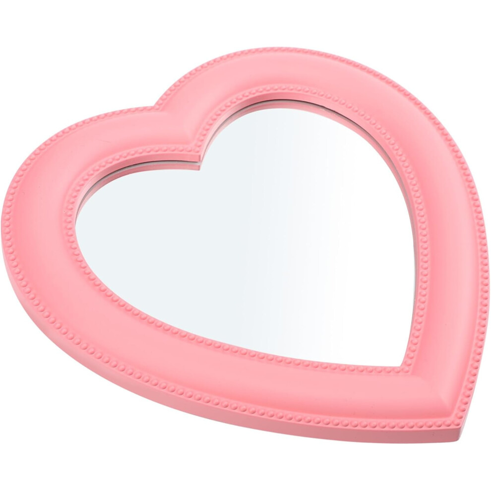 Hkhbjs Heart Shape Standing Vanity Mirror Tabletop And Wall-Mounted Makeup Mirror