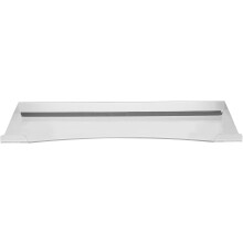 Soporte acrílico para teclado con tira antideslizante negra, elevador de pantalla para teclado de ordenador.