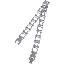 Edelstahl-Biker-Armband, kreatives Gliederketten-Design, Fahrradschmuck für das Handgelenk für Motorradbegeisterte