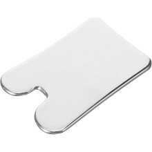 Schabebrett aus Edelstahl für Gesichtsmassage (Gua Sha), Kinnreduzierer, Gesichtsschaber für die Gesichtsmassage