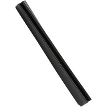 Pince porte-médiators noire pour pied de micro, compatible avec les guitares acoustiques et basses.