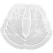 Molde de silicona para alas, ideal para fundición de resina hecha a mano. Molde decorativo con forma.