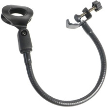 C-förmiger Mikrofonclip, 1 verstellbarer Winkel, Mikrofon-Aufbewahrungsständer aus Metall, Klemme