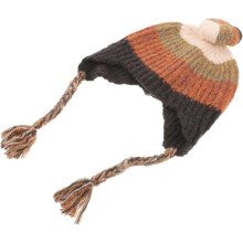 Gorro de punto para mujer, cálido, con diseño trenzado y cómodo para proteger las orejas.