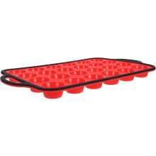 Silikon-Mini-Muffinform für 24 Mulden mit Mehrfachgitterdesign und metallverstärktem Rahmen
