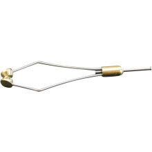 Horgászcsomózó, horgászzsinór, orsócsipesz, rozsdamentes acél, horog, könnyű, sárgaréz, hordozható, 10,5 cm-es csomózóeszköz