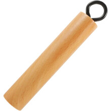 Poignée anti-brûlure pour casserole, accessoire de cuisine ergonomique en bois et fer