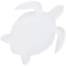 Cristal Molde Epoxy Tartaruga forma Coaster DIY molde de silicone para artesanato artesanal resina fundição copa tapete