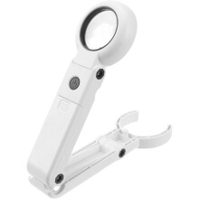 Lupa 5X 10x com 6 luzes conduzidas USB de carregamento Lupa multipropósito de área de trabalho portátil