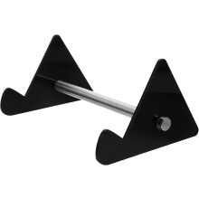 Suporte de teclado acrílico espesso com suporte anti-deslizamento desmontável teclado preto Riser