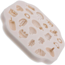 Molde de silicona para piruletas, ideal para caramelos y helados pequeños. Molde de resina y arcilla para la fabricación de joyas.