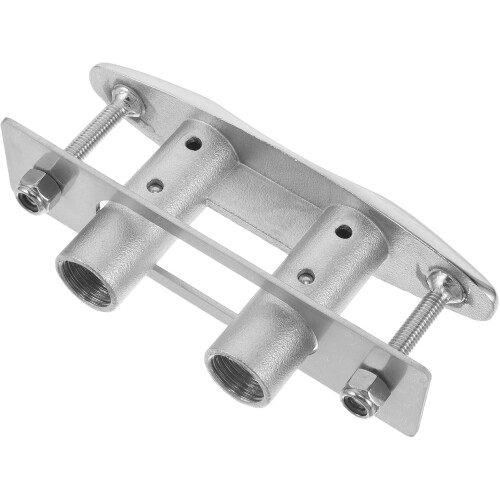 5 polegadas de aço inoxidável retrátil barco Cleat com placa de apoio