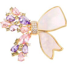 Borboleta Broche Cristal Strass Pin para Mulheres Vestido de Noiva Casaco Lapel Xale Pin Moda Joias Acessório